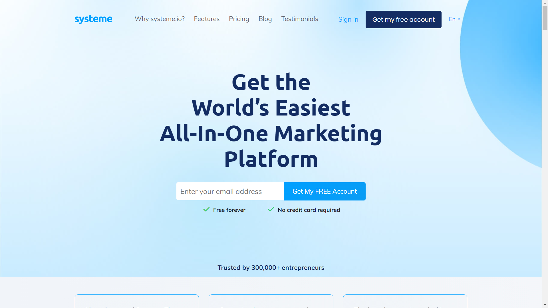 Systeme - Funnel Building Software
