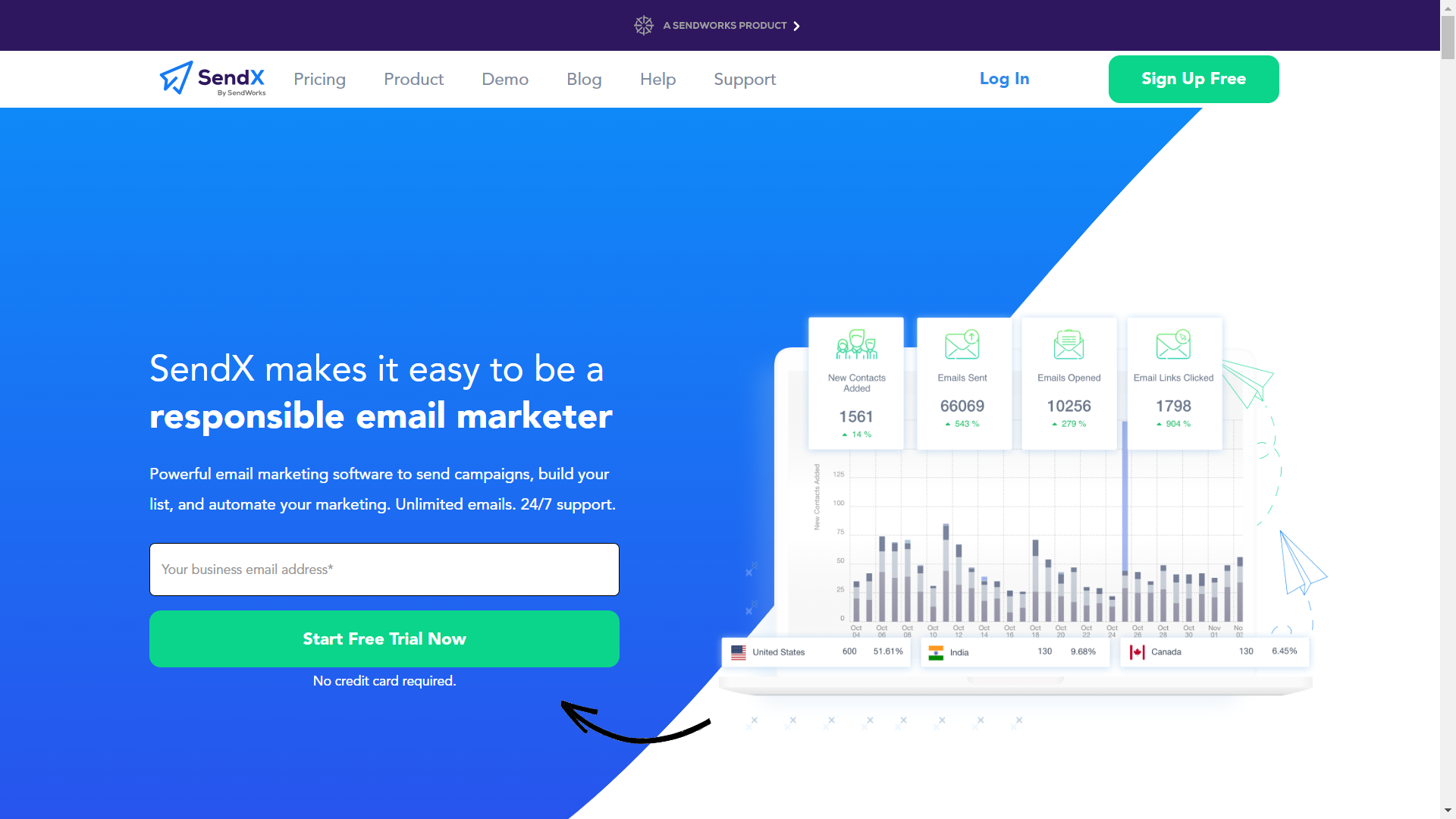 SendX- Best Email Marketing Software